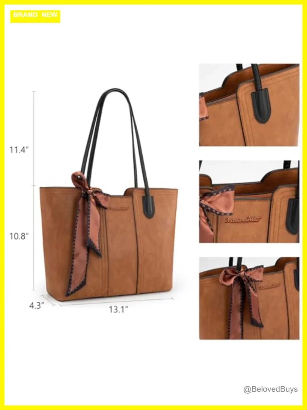 Top Handle Satchel Purse Vegan Leather Work Tote Shoulder Bag